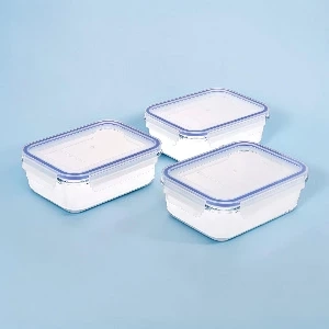 3 Tupperware en pvc