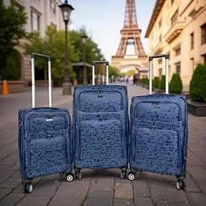 Set 3 Valise Laurent L bleu